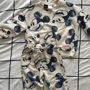 Zara Mickey Mouse matching set